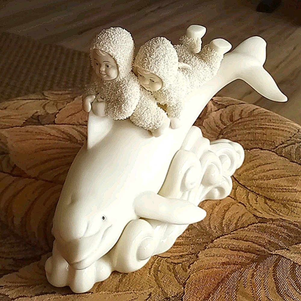 Department 56 Snowbabies Ride the Wave Figurine